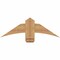 Ekena Millwork Bellingham Timber Gable Bracket, Western Red Cedar, 36"W x 12"H x 1 1/2"D x 5 1/2"F, 8/12 Pitch GBW036X12X0206BEL00SWR - alternate 1